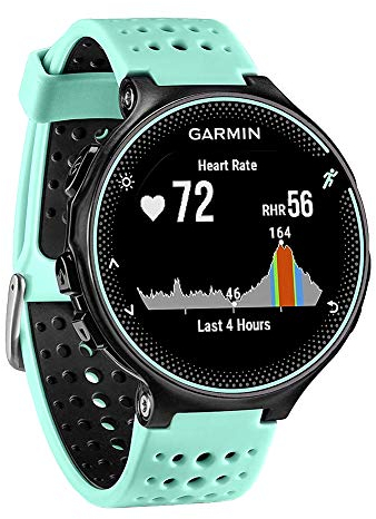 FunBand kompatibel mit Garmin Forerunner 235 Armband, Silikon Replacement Uhrenarmband für Garmin Forerunner 235/235 Lite/220/230/620/630/735XT/Approach S20/S5/S6 Smart Watch (Mintgrün&Schwarz)