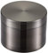 LIHAO Grinder Crusher 4-Teiliges Set Mühle Zinklegierung mit Pollen Scraper für Spice Kräuter Gewürze Herb (5 x 3,5 cm, Nickel-Schwarz)