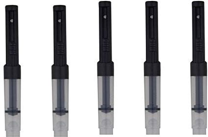 1/3/5 pcs International Standard Fountain Pen Ink Converter 0.34cm/0.26cm Caliber (5Pcs 0.26cm)