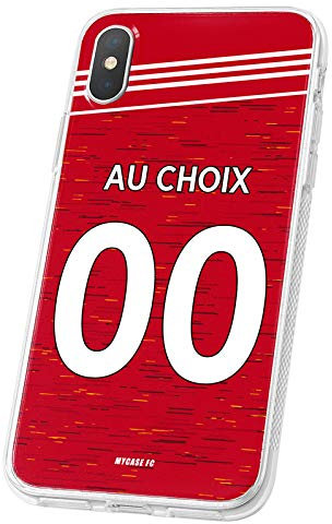 Coque Football Personnalisable Manchester United Oppo Find X en Silicone. Housse de Foot pour Smartphone personnalisée et fabriquée en France en TPU
