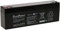 FirstPower Blei-Gel Akku FP1223 ersetzt Multipower MP2.3-12, MP2.2-12 VDs 12V 2,3Ah, 12V, Lead-Acid