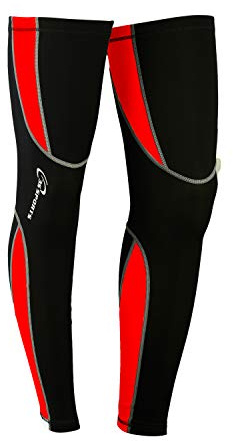 3S Sports Men's Legwarmers Cycling Winter Thermal Roubaix Knee Leg Warmer With Reflective Logo For Running Basketball Football Gym Yoga Fitness Sports