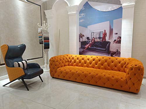 jvmoebel Extra Luxus Klasse Sofa - Chesterfield Big XXL Couch - Viersitzer Sitz Polster