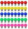 HoveeLuty LED Multicolore Lumière B22 Ampoules De Noël Ampoules LED Lampe Hell Amélioration Amélioration De L'éclairage Supplaire 3w Atmième Atméchie 40 Pcs