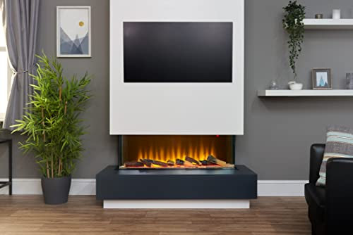 Adam Sahara Panoramic Media Wall Electric Fire (42/105cm)