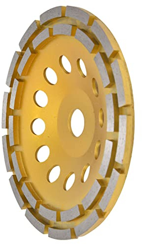 Diamant-Topfscheibe, Zweireihige Diamant-Topfscheibe, Diamant-Schleiftopfscheibe für Beton, Granit, Stein, Zement, Marmor, Abgeschnittene, Abrasive Trennscheiben (180mm)