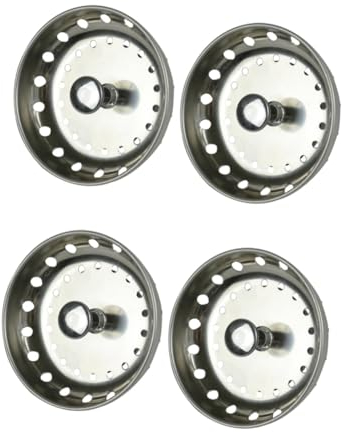 Cabilock Lot de 2 Siphons pour Évier de Salle de Bain Égouttoir pour Évier de Cuisine Bouchon de Attrape-Cheveux Filtre de Vidange 2 Pièces