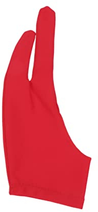 SOLUSTRE 2 Stk Künstlerhandschuh Mit Fingern Antifouling-künstlerhandschuhe Gebogene Handschuhe Mit Fingern Schreiben Und Zeichnen Fingerhandschuhe Digitales Tablet