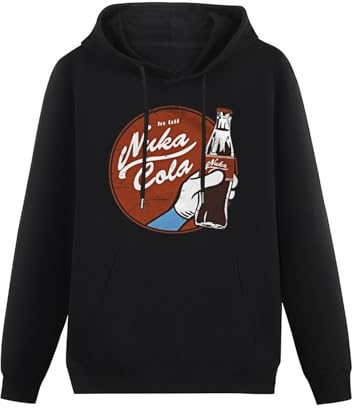 kfr Hoodie Nuka-Cola Nuka Word Funny Hoody Long-Sleeved Sweatershirt Top Sweatshirt XXL