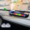 Ambientadores solares 4 en 1 para coche, difusores de aromaterapia para coche con 2 aceites esenciales, difusor de aroma nano atomizado para coche, purificación del aire, luz ambiental de música