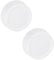 CAMGJORT RRKWV Rotary Replacement Dimmer Knobs, 2 White Plastic, Easy to Install, Interchangeable with Old Style Knobs