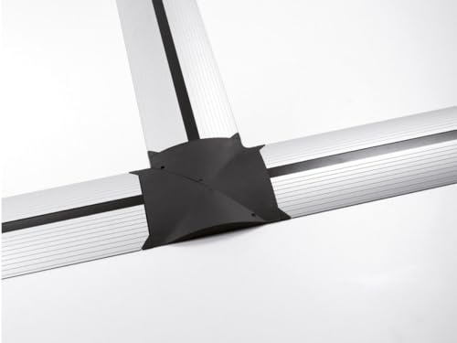 EVOline Bridge Zubehör 3-Fach T-Adapter für Kabelbrücken, schwarz