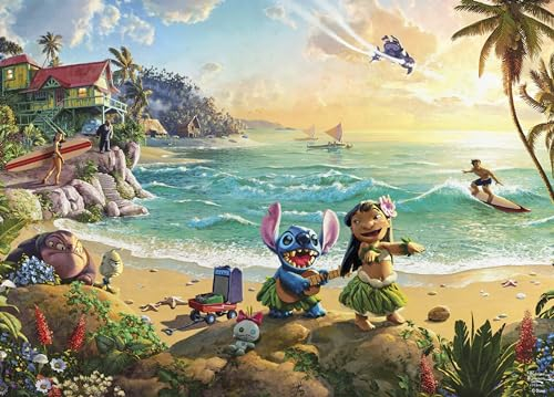 Ceaco - Thomas Kinkade - Disney - Lilo und Stitch - 1000 Teile Puzzle