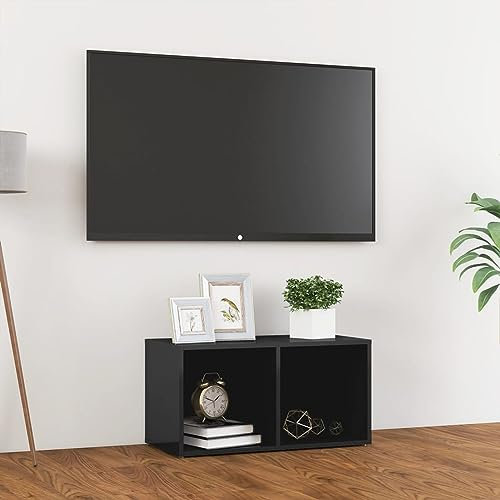 LAPOOH TV-Schrank Hochglanz-Grau 72x35x36,5 cm Holzwerkstoff, TV Lowboard, Fernsehschrank, Fernsehtisch, Fernseher Schrank, TV Sideboard, TV Board, TV Cabinet, TV Bank, TV Kommode