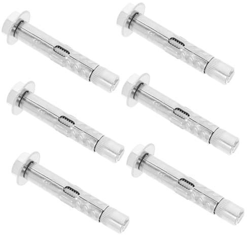 CANIGHT 6stücke Teiliges Schwerlastdübel Mit Externen Sechskantmuttern Hochwertige Befestigungsanker Für Innen Und Außenanwendungen Stabil Und Installieren