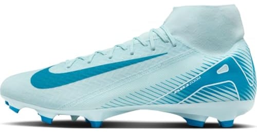 NIKE ZM Superfly 10 ACAD FG/MG, Sneaker Uomo, Glacier Blue Blue Orbit, 45 EU