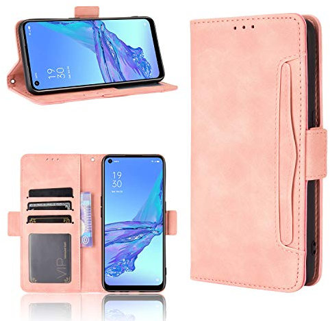 BellaCase Tecno Spark 20 Pro 5G Coque [Étui Portefeuille] [Fonction Support] [Slots pour Cartes] [Couverture à Rabat Magnétique] Compatible avec Le Smartphone Tecno Spark 20 Pro 5G(Rose)