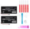 620mAh 2pc HAC-006 Akku für Nintendo Switch Joy-Con L/R Links und Rechts HAC-015 HAC-016 Links & Rechts Joy-Con Controller