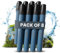 Joypur Paille Filtrante de Survie- Purificateur d'Eau pour Randonnée Camping Bushcraft - Filtre à Eau de Poche,Accessoires Survivalisme Equipement Kit.（bleu*8）