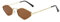 MEGAVOW Retro Sonnenbrille Hexagonal für Damen und Herren, Mode Polygon Sonnenbrille Damen, Vintage Steampunk Sechseckige Sonnenbrillen UV400 Schutz Kleine Brille Festival