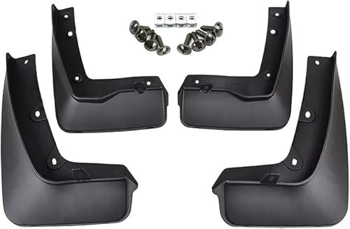 WQFWSD 4 stück Kotflügel Radabdeckung für BMW X1 F48 2016-2020, Spritzschutz, TÜV-geprüft, Allwetter Schutzbleche ABS-Kunststoff, Einfache Montage (Schwarz)