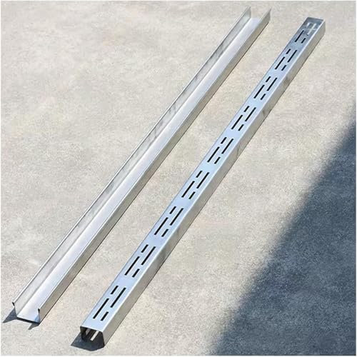 Système de Drainage extérieur en Acier Inoxydable pour terrasse - Kit de Drainage de tranchée 100 x 7 x 3 cm pour Jardin, Trottoir, Parking, terrasse, Salle de Bain et Sol. Solution de Drainage d