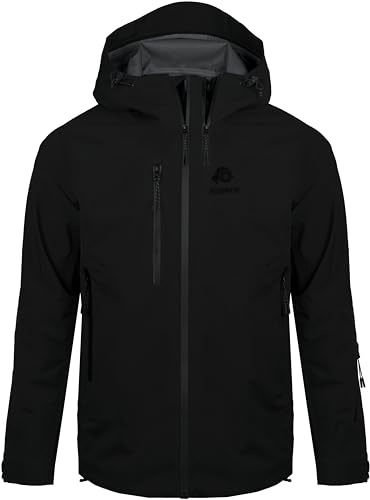 GUGGEN Mountain Herren Allwetter Shelljacke Ultra Shell Jacke H07v2 Sport Wasserdicht Hardshell Sportjacke Regenjacke Outdoor Atmungsaktive