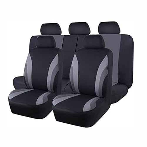 WACDXST Auto Sitzbezüge, für VW T5 Bj. 2003-2015 (1+1) Allwetter Atmungsaktiv Verschleißfest Vordersitze und Rückbank Sitzbezügesets Auto Zubehör