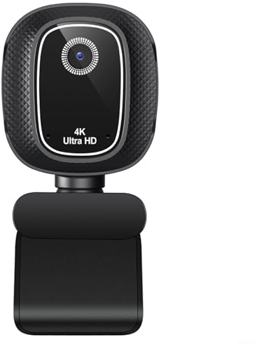 USB-Webcam 4K mit speziellem Objektiv, Sichtschutz für Geschäftstreffen, Streaming-Tutorials und Echtzeit-Online-Kommunikation (4K)