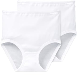 Schiesser Damen 2 Pack Taillenslip-Original Taillenslips, Weiss_000005, 42 (2er Pack)