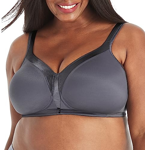 PLAYTEX Womens 18 Hour Silky Soft Smoothing Wireless Us4803 Available with 2-Pack Option Bras, Private Jet, 38C US