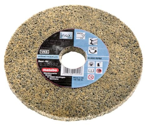 Metabo 626482000 Vlieskompaktscheibe VKS-ZK 125 mm, grob, Farbe, Size