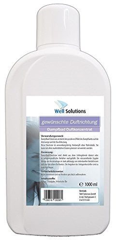 Well Solutions Sauna Dampfbad Emulsion anwendungsfertig 1 Liter Ätherische Öle Medi-Fit