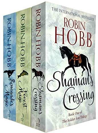 Robin Hobb Soldier Son Trilogy Collection 3 Books Set (Renegade's Magic,Shaman's Crossing, Forest Mage)
