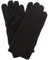 SNUGRUGS Handschuhe für Damen aus 100% echtem Schaffell, Schwarz - schwarz - Größe: L