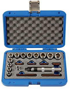 Laser 6219 Damaged Nut and Screw Remover Set 3/8 D 20pc