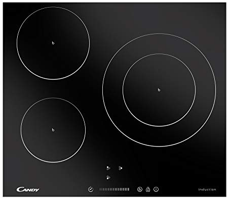 Candy CIVS677 Induktionskochfeld - 59 cm - 3 Zonen - Gesamtleistung 7200W