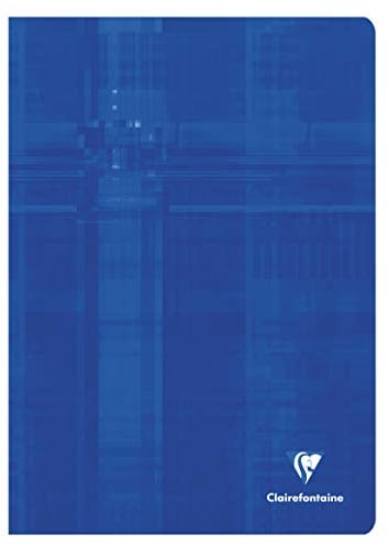 Clairefontaine 3153C Heft (DIN A4, 21 x 29,7 cm, rautiert,90 g, 60 Blatt, ideal für die Schule) 1 Stück farbig sortiert