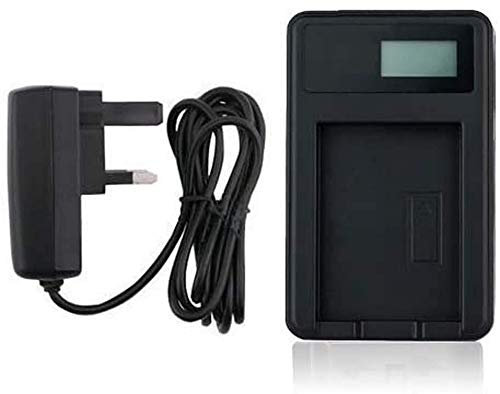 Mains Battery Charger for Panasonic Lumix DMC-TZ27, DMC-TZ31, DMC-TZ35 and DMC-3D1 Digital Cameras - Replacement for Panasonic Quick Charger DE-A65 / DE-A66 for DMW-BCG10E Battery