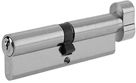 Yale P-ET3535-SNP – Euro-Zylinderschloss – Knauf – 35/35 (80 mm) / 35:10:35 – Nickel-Finish – Standard-Sicherheit