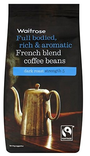 French Coffee Beans Waitrose 227g