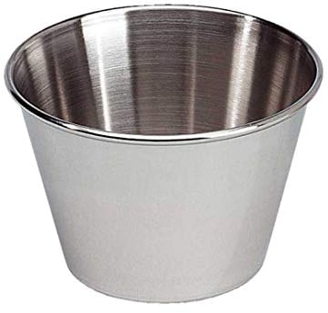 Imf Kitchen Supplies-Flanero Liscio Inox. 8 Cm. 732