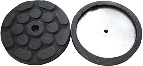 120x17mm Gummiauflage für z. Bsp. Hofmann Hebebühne Gummi-Unterlage Auflage Wagen-Heber rund Auto Klotz Rangier-Wagenheber Puffer Reifen Reifenwechsel LKW Räder KFZ Tuning Zubehör