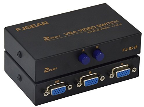 VGA Switch, conmutador de señal VGA 2 Entrada 1 Salida