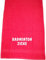 Badminton Zicke; Handtuch Sport, rot