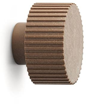 Normann Copenhagen Chip Wandhalterung, Holzfaser, Polypropylen, braun, Höhe: 4,5cm, Durchmesser: 6,1cm