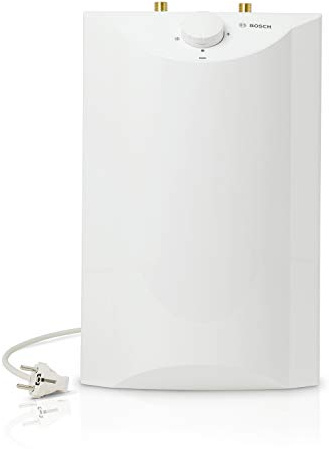 Bosch elektronischer Kleinspeicher Tronic 2500 TO, steckerfertiger Untertischspeicher drucklos für hohe Mischwassermenge, Energieklasse A, 5 Liter