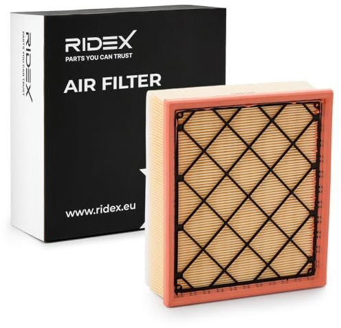 RIDEX 8A0254 Luftfilter mit Vorfilter Kompatibel mit FORD MONDEO IV Turnier BA7 Focus II Schrägheck DA, HCP, DP S-MAX WA6, VOLVO XC60 156