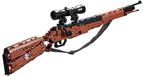 RCWare CADA C61010W Karabiner 98K Gun (653 Teile), Klemmbausteine, Noppensteine