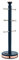 Tower T826132MNB Cavaletto Mug Tree with Stainless Steel Stoppers, Soft Underliner, Midnight Blue and Rose Gold